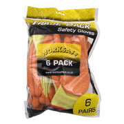 Sealey Super Grip Knitted Gloves Latex Palm (Large) Pack of 6 Pairs TSP121L/6 Sealey - Dynamic Drive