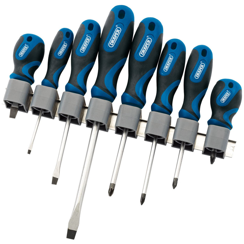 Draper Soft Grip Screwdriver Set (8 Piece) 48933 Draper - Dynamic Drive