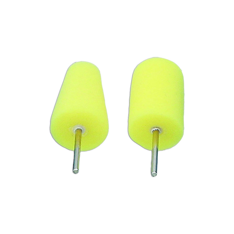Power-Tec Polishing Sponge Wheels (Yellow, Medium) 2pc 92562 Power-Tec - Dynamic Drive