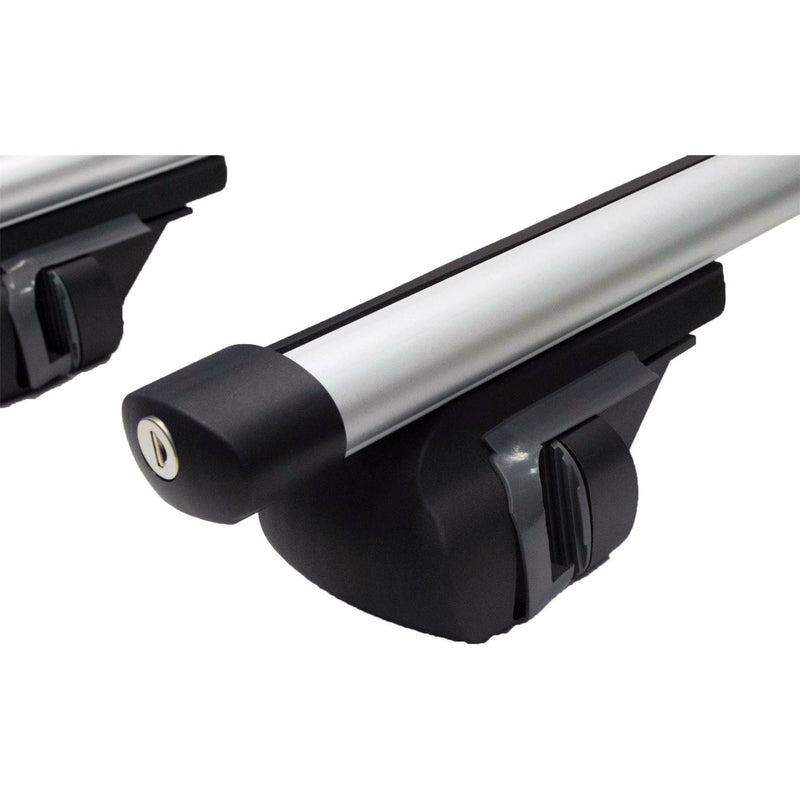 Aluminium  Locking Roof Rack Cross Bars fits Fiat Doblo II 2010 - 2020 Summit  - Dynamic Drive
