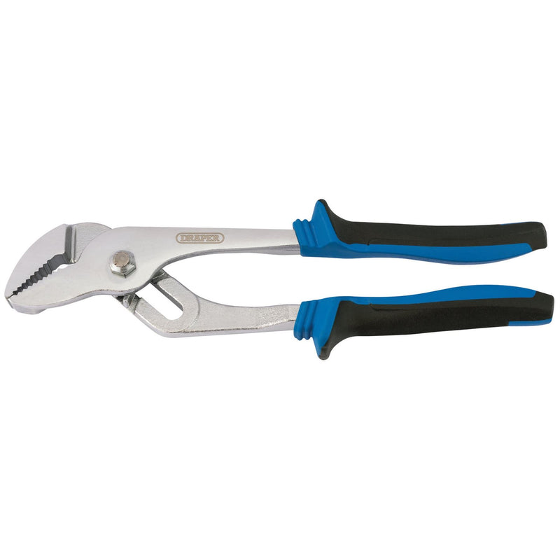 Draper Soft Grip Waterpump Pliers, 240mm, 33mm Capacity 45362 Draper - Dynamic Drive