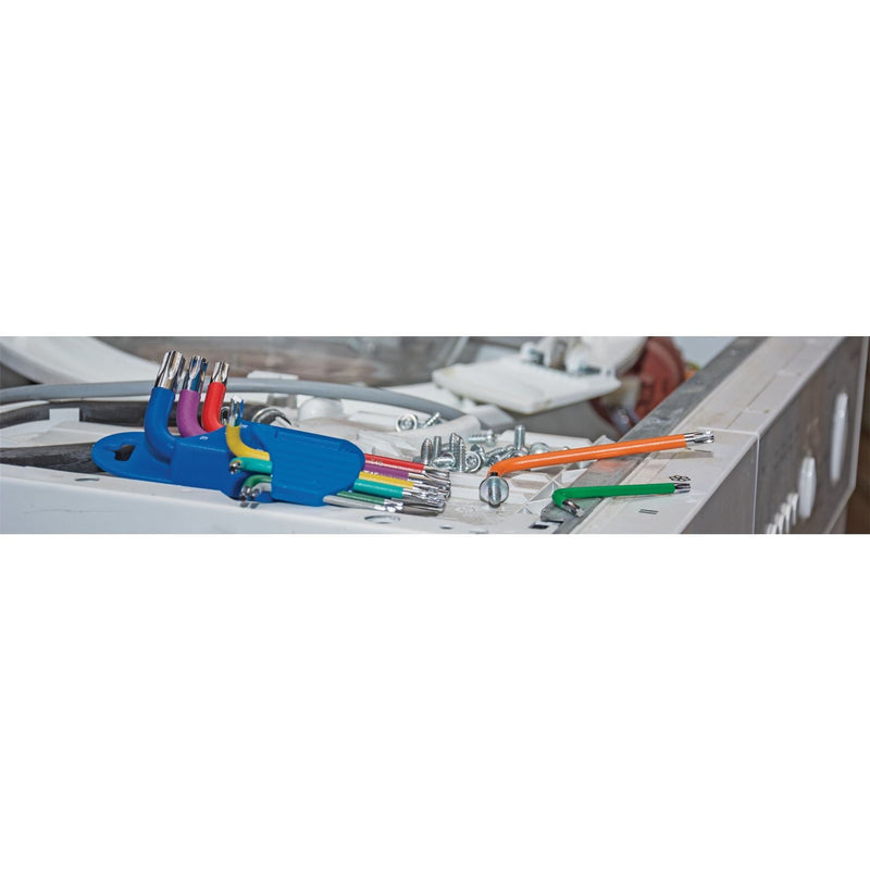 Draper TX-STAR Metric Coloured Short Arm Key Set (9 Piece) 66135 Draper - Dynamic Drive