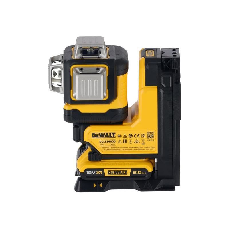 Dewalt Power Tools DCLE34035D1 3x360 Remote Control Green Laser 18V 1 x 2.0Ah Li-ion DeWALT Power Tools - Dynamic Drive