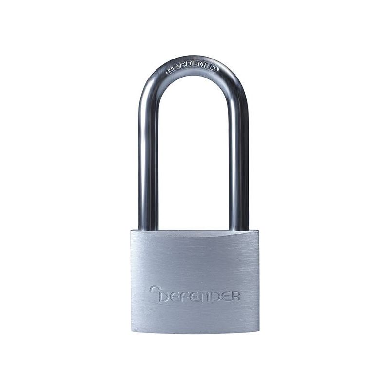 Defender Aluminium Padlock Long Shackle 40mm DEFENDER - Dynamic Drive