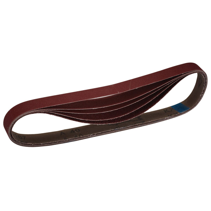Draper Cloth Sanding Belt, 25 x 762mm, Assorted Grit (Pack of 5) 08702 Draper - Dynamic Drive