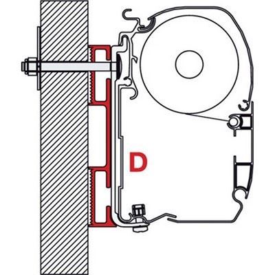 98655-021 ADAPTOR D 8CM Fiamma  - Dynamic Drive