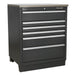 Sealey Premier Premier Corner Storage System with Oak Worktop 1.7m APMSCOMBO6W Sealey Premier - Dynamic Drive