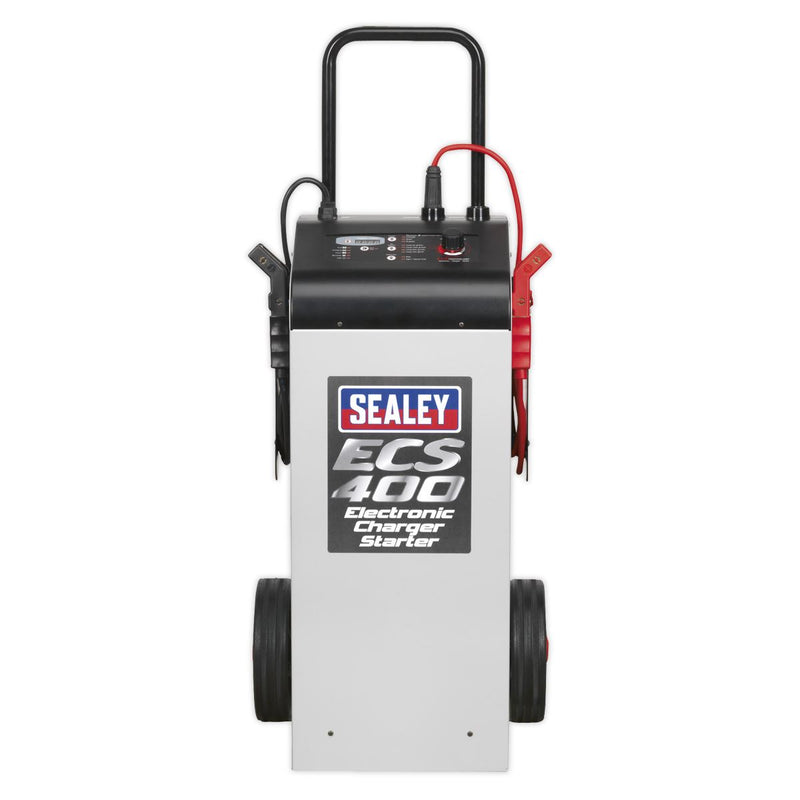 Sealey Electronic Charger Maintainer/Starter 75/400A 12/24V ECS400 Sealey - Dynamic Drive