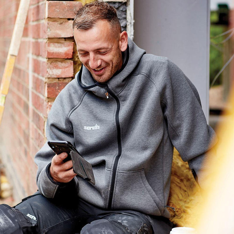 Scruffs Trade Air-Layer Hoodie Charcoal S Scruffs - Dynamic Drive