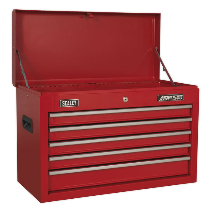 Sealey Topchest Mid-Box & Rollcab 14 Drawer Stack Red AP22STACK Sealey - Dynamic Drive