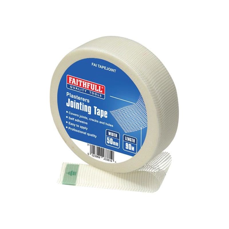 Faithfull PT1-50 Plasterer's Joint Tape 50mm x 90m Faithfull - Dynamic Drive