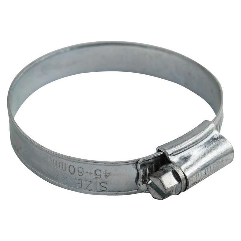 Faithfull 2X Hose Clip - Zinc MSZP 45 - 60mm Faithfull - Dynamic Drive