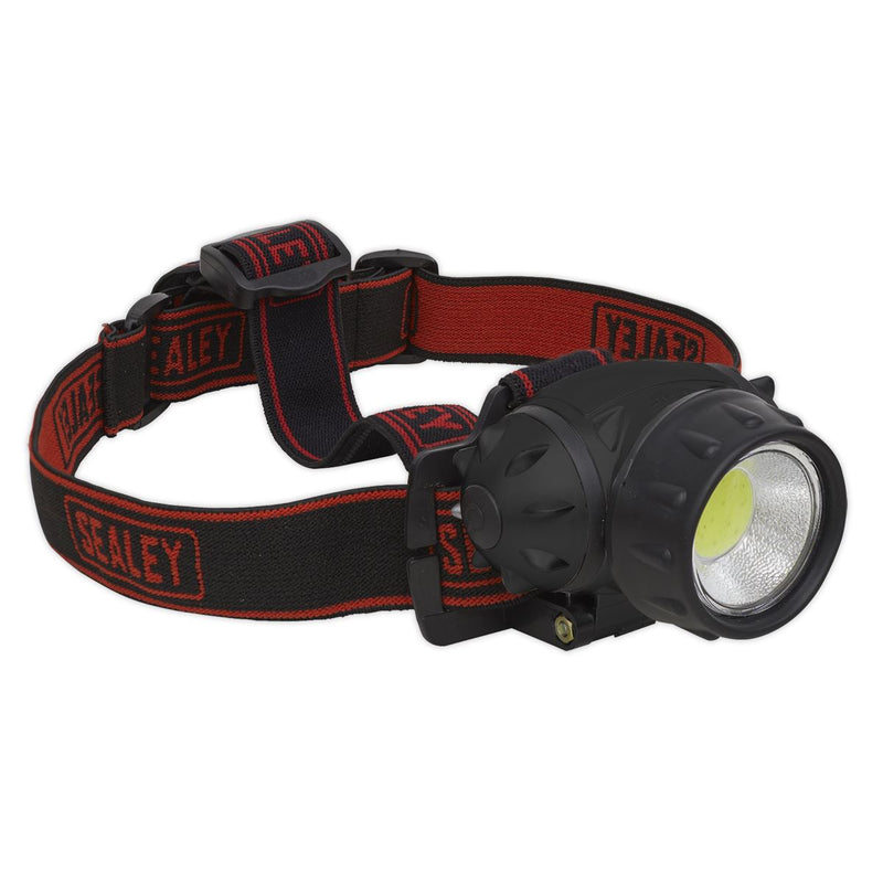 Sealey Head Torch 3W COB LED HT101 Sealey - Dynamic Drive
