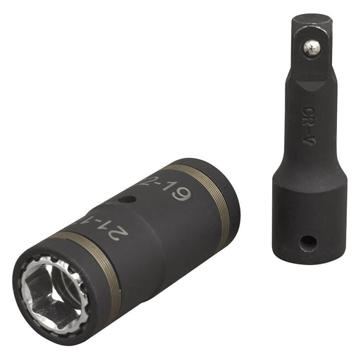 Sealey 4-in-1 Impact Socket Set 2pc SX1821 Sealey - Dynamic Drive