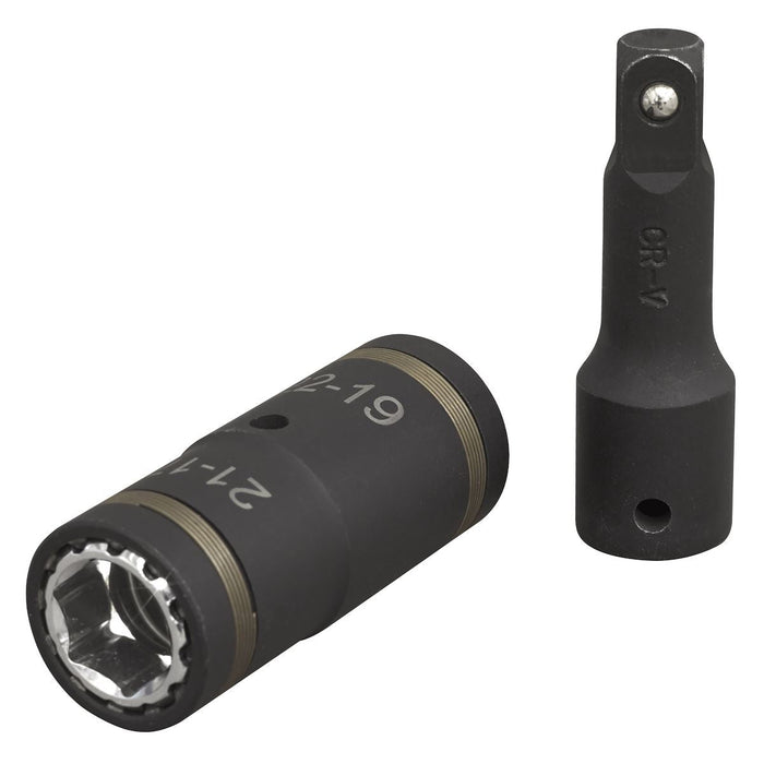 Sealey 4-in-1 Impact Socket Set 2pc SX1821 Sealey - Dynamic Drive