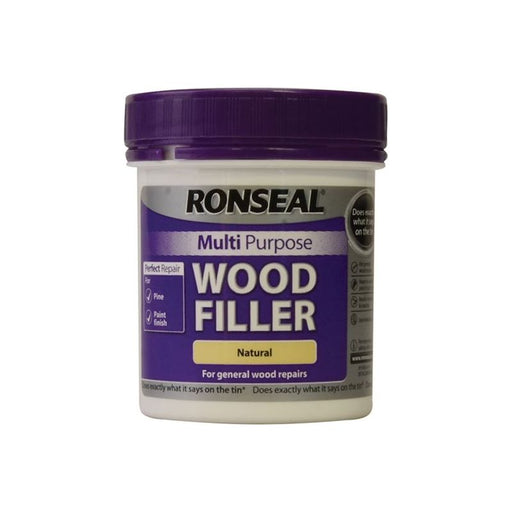 Ronseal Multipurpose Wood Filler Tub Natural 250g Ronseal - Dynamic Drive