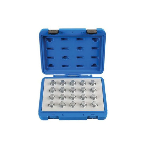 Laser Locking Wheel Nut Key Set 20pc - for Vauxhall, Opel 6862 Laser - Dynamic Drive
