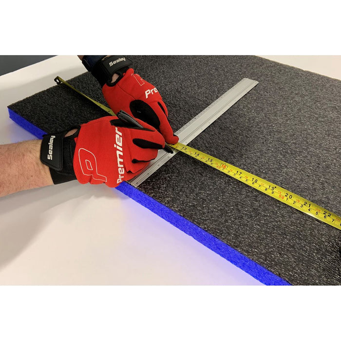 Sealey Easy Peel Shadow Foamï Blue/Black 1200 x 550 x 50mm SF50B Sealey - Dynamic Drive