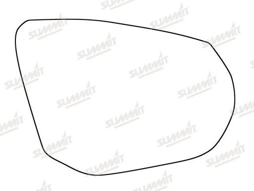 Summit Heated Base Plate With Standard Mirror Glass fits Audi Q2 16 on RHS Summit - Dynamic Drive