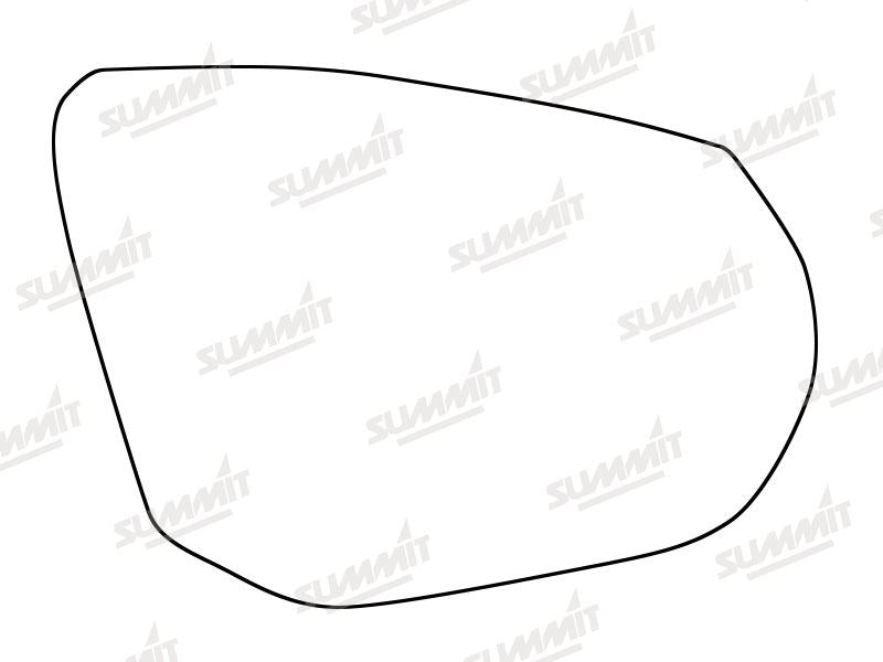 Summit Heated Base Plate With Standard Mirror Glass fits Audi Q2 16 on RHS Summit - Dynamic Drive