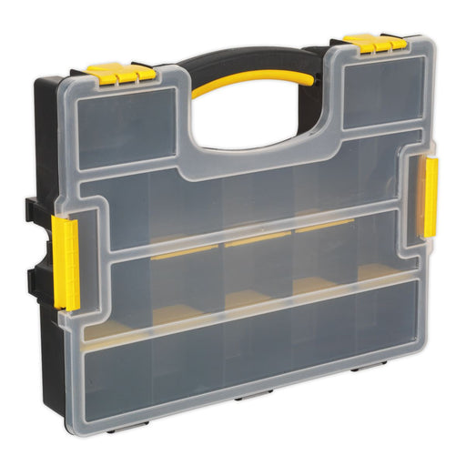 Sealey Tool Box Organiser Stackable Storage Case Parts Tray Fixings Toolbox Sealey  - Dynamic Drive