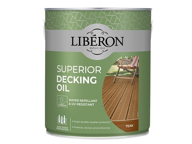 Liberon Superior Decking Oil Teak 2.5 litre Liberon - Dynamic Drive