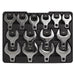 Seigen by Sealey Crow's Foot Open End Spanner Set 14pc 1/2"Sq Drive Metric Sealey  - Dynamic Drive