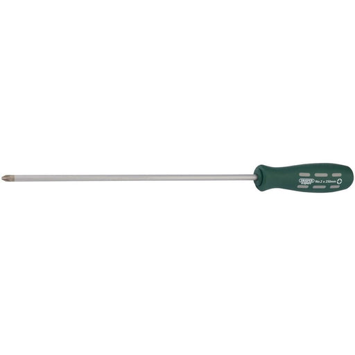 Draper Long Reach Mechanic's/Engineers PZ Type Screwdriver, No.2 x 250mm (Sold L Draper - Dynamic Drive