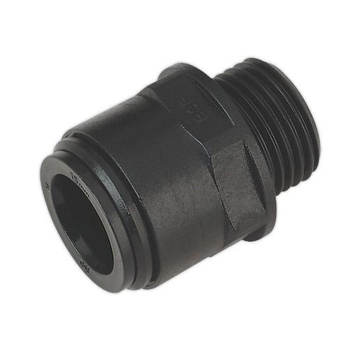 Sealey Straight Adaptor 15mm 1/2"BSP Pack of 2 (John Guest Speedfitï PM011514E) Sealey - Dynamic Drive