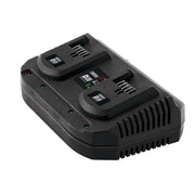 Draper D20 20V Fast Twin Battery Charger, 2 x 3.5A 92239 Draper - Dynamic Drive