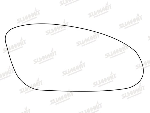 Summit Stick-On Standard Mirror Glass fits Ford Probe RHS Summit - Dynamic Drive