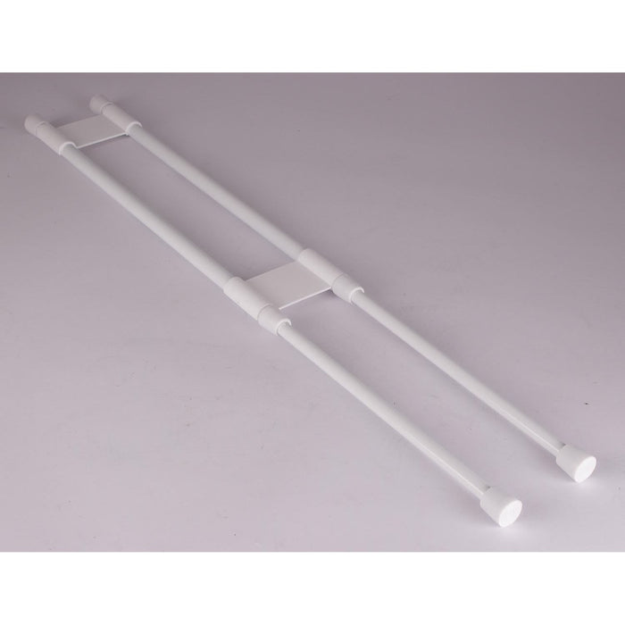 2 x Caravan Motorhome Boat RV Cupboard Fridge Double Retaining Bars 40.5 - 71cm Via Mondo  - Dynamic Drive