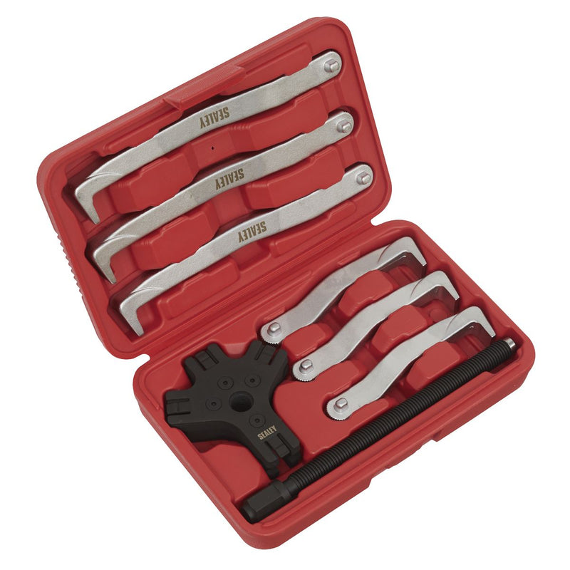 Sealey Fast Action Twin/Triple Leg Reversible Puller Set 8pc 150 & 220mm VS83 Sealey - Dynamic Drive