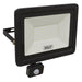 Sealey Extra Slim Floodlight with PIR Sensor 100W SMD LED Sealey  - Dynamic Drive