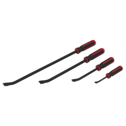Sealey Angled Prybar Set 4pc Heavy-Duty AK9105 Sealey  - Dynamic Drive