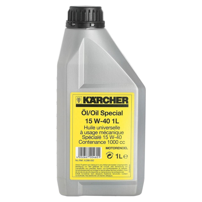 Karcher Pressure Washer High Performance 15 W-40 Engine Pump Oil 1 Litre Bottle Karcher - Dynamic Drive