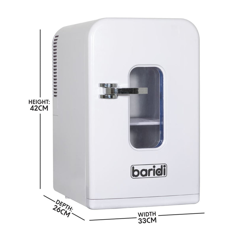 Baridi Mini Fridge/Warmer 15L Capacity 12V/230V - White DH94 Baridi - Dynamic Drive