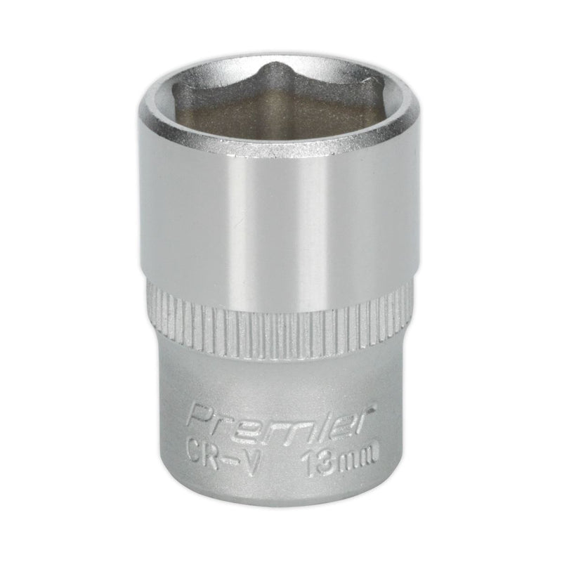 Sealey WallDrive Socket 13mm 1/4"Sq Drive S1413 Sealey - Dynamic Drive
