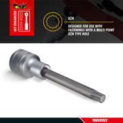 Teng Tools 1/2" Long XZN/Triple Square Bit Socket 12 Teng Tools - Dynamic Drive