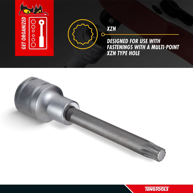 Teng Tools 1/2" Long XZN/Triple Square Bit Socket 12 Teng Tools - Dynamic Drive