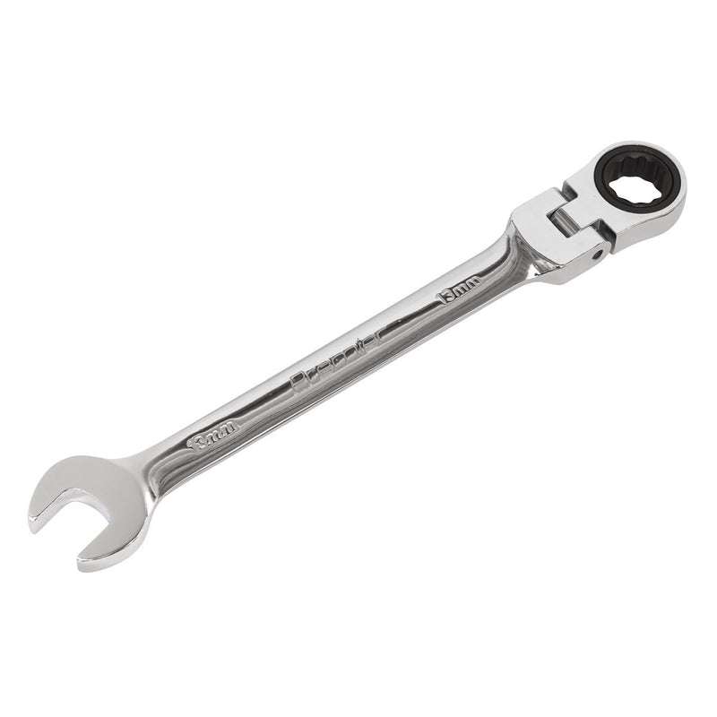 Sealey Flexi-Head Ratchet Combination Spanner 13mm FHRCW13 Sealey - Dynamic Drive