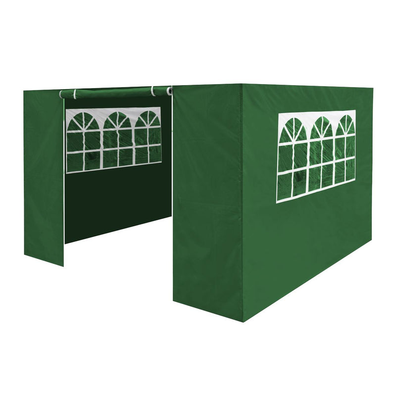 Dellonda Premium Fabric Side Panels - Dark Green Dellonda  - Dynamic Drive