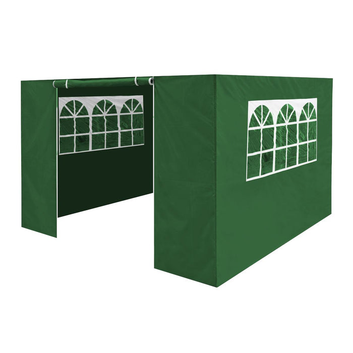 Dellonda Premium Fabric Side Panels - Dark Green Dellonda  - Dynamic Drive