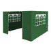 Dellonda Premium Fabric Side Panels - Dark Green Dellonda  - Dynamic Drive