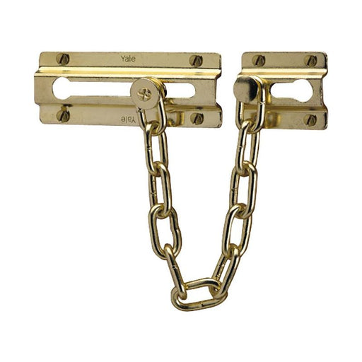 Yale Locks P1037 Door Chain Brass Finish Yale Locks - Dynamic Drive