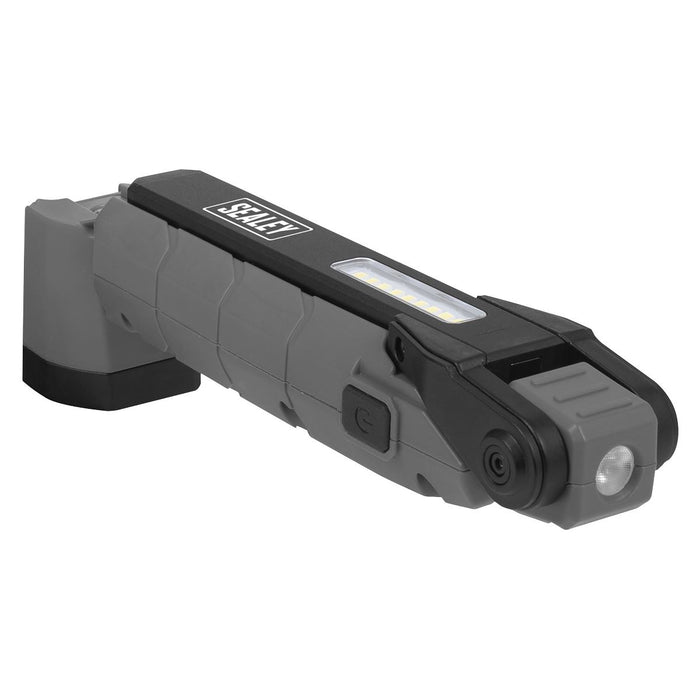 Sealey Rechargeable 360 Inspection Light 10W & 2 x 4W SMD LED - Grey LED3605GR Sealey - Dynamic Drive