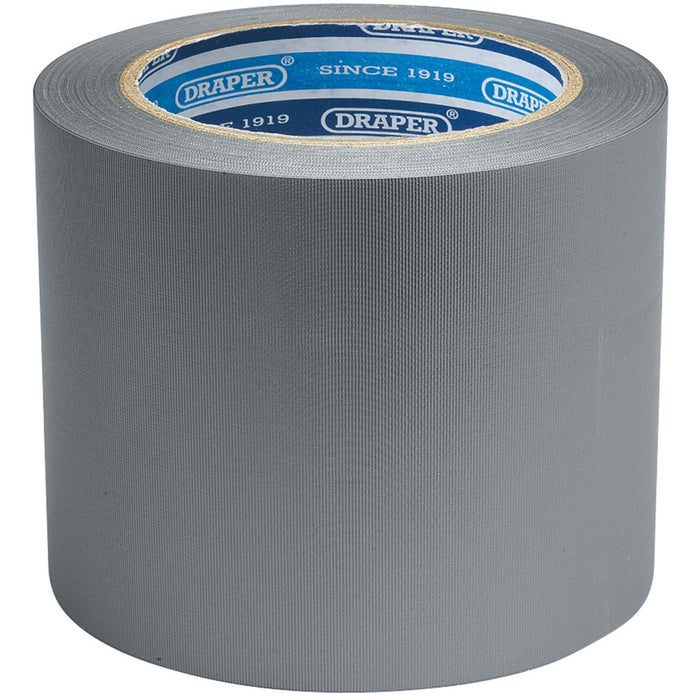 Draper Duct Tape Roll, 33m x 100mm, Grey 49433 Draper - Dynamic Drive