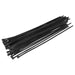 Sealey Cable Tie 450 x 7.6mm Black Pack of 50 CT45076P50 Sealey - Dynamic Drive