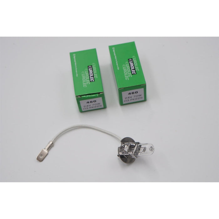 2 x Eurolec H3 460 24v 70w PK22S Halogen Fog Headlight Headlamp Truck Bulb Eurolec  - Dynamic Drive