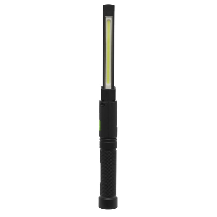 Sealey Rechargeable Aluminium Folding Pocket Light 2 COB & 1 SMD LED Sealey  - Dynamic Drive